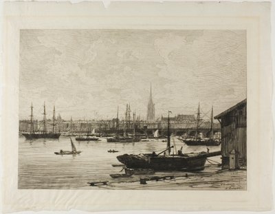 Vista de Burdeos de Maxime Lalanne