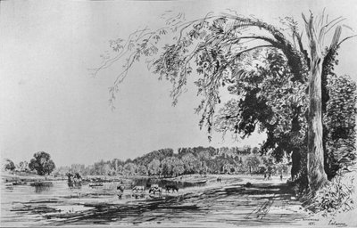 Vista de Richmond desde el Támesis, 1871 de Maxime Lalanne