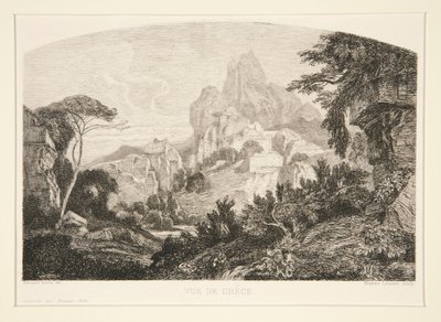 Vue de Gr?ce (Vista de Grecia) de Maxime Lalanne