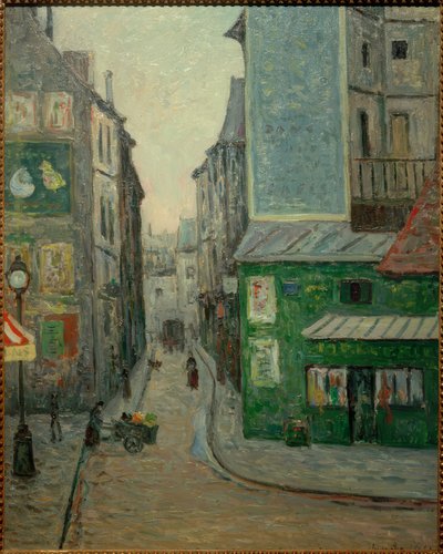 Plaza St. André des Arts, Rue Suger, París de Maxime Emile Louis Maufra