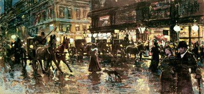 La Ringstrasse de noche, Viena de Maximilian Lenz
