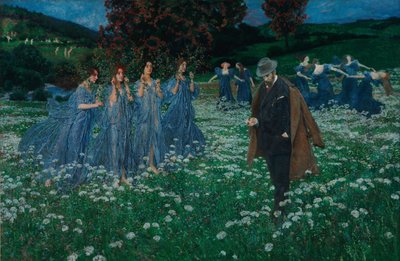 Un monde - Un mundo, de Lenz, Maximilian (1860-1948). Óleo sobre lienzo de Maximilian Lenz