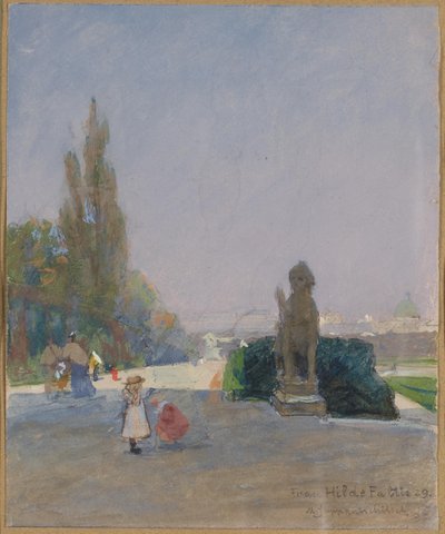 Vista de Viena desde el Belvedere Superior de Maximilian Suppantschitsch