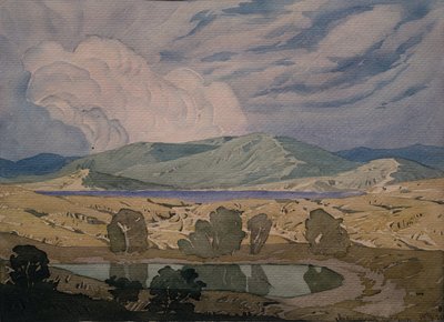 Una nube sobre la bahía. Koktebel, 1925 de Maximilian Voloshin