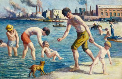 Bañistas de Maximilien Luce