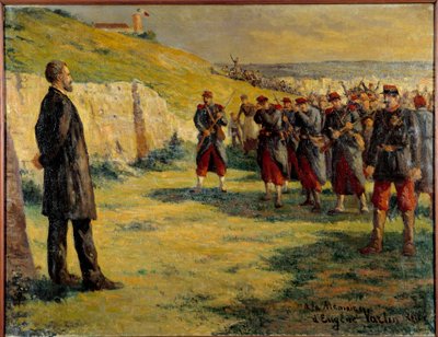 Comuna de París: Muerte de Eugene Varlin de Maximilien Luce