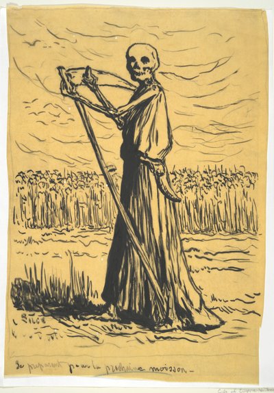 La muerte como segadora de Maximilien Luce