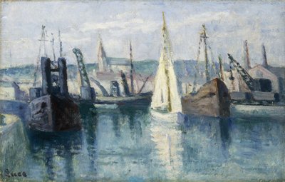 Dieppe, un bassin de Maximilien Luce