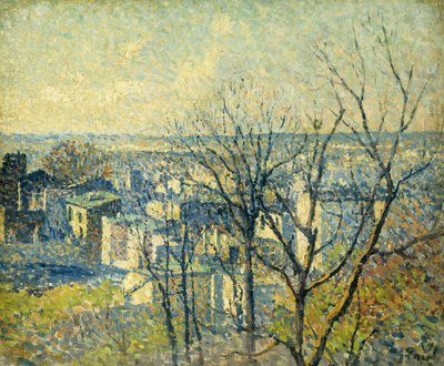 Desde los tejados, 1890-95 de Maximilien Luce