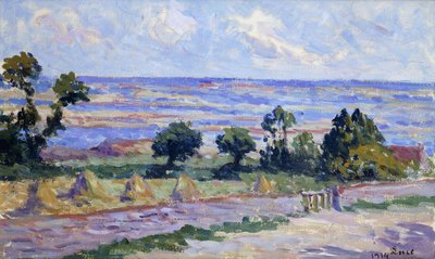 Pajares junto al mar, 1914 de Maximilien Luce