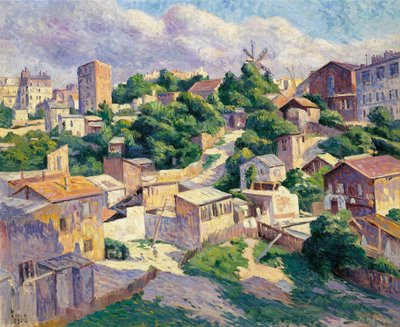 Montmartre, París de Maximilien Luce