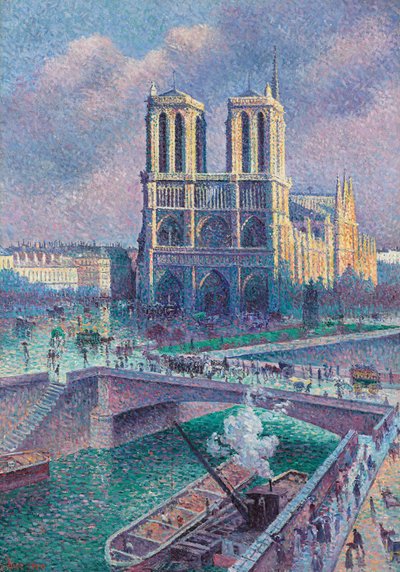 Notre-Dame de París, 1900 de Maximilien Luce
