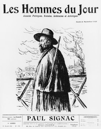 Paul Signac, ilustración de portada de 