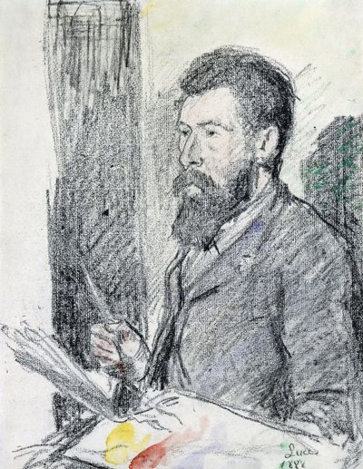 Retrato de Georges Seurat de Maximilien Luce