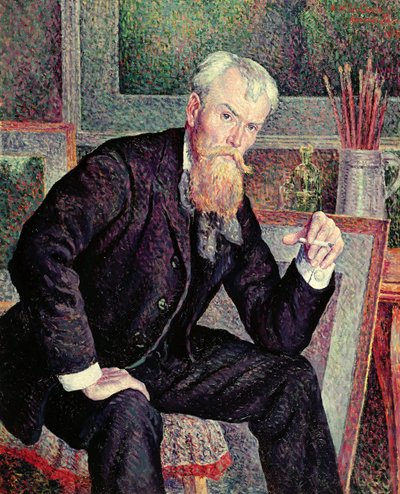 Retrato de Henri Edmond Cross (1856-1910) 1898 de Maximilien Luce