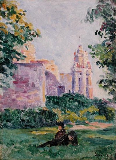 Descansando en la Hierba, c.1897 de Maximilien Luce