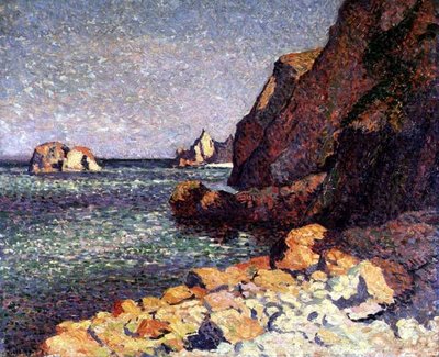 Mar y rocas, Agay de Maximilien Luce
