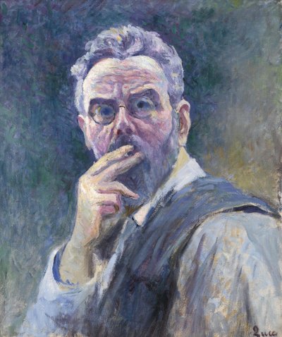 Autorretrato con cigarrillo, c. 1905 de Maximilien Luce