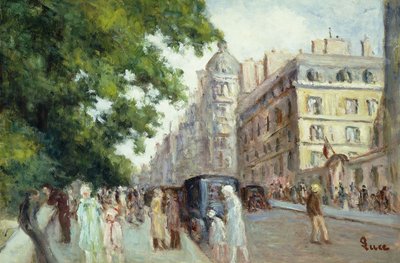 Escena Callejera en París, 1935-37 de Maximilien Luce