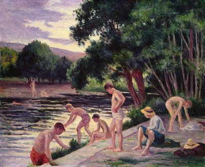 Los bañistas de Maximilien Luce