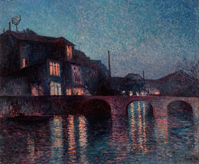 El río Sambre en Charleroi de Maximilien Luce