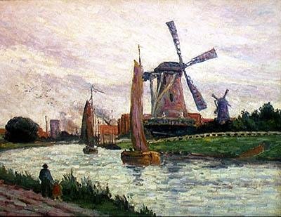 El molino de viento de Maximilien Luce