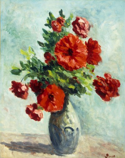 Jarrón de flores de Maximilien Luce