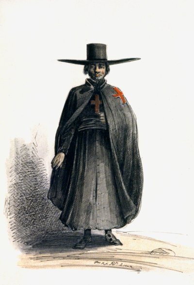 Misionero en Perú, c.1840 de Maximilien Radiguet
