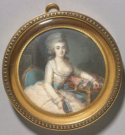 Retrato de una mujer, c.1780 de Maximilien Villers
