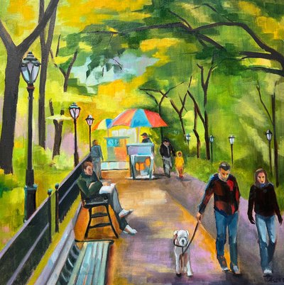 Paseo por el parque de la ciudad de Maxine Shore