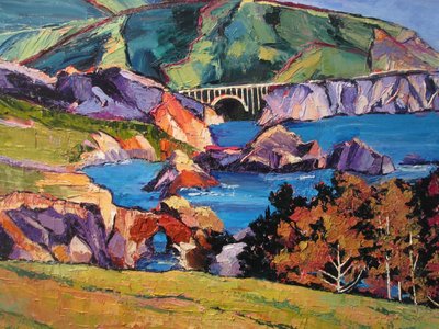 Puente costero de colores de Maxine Shore