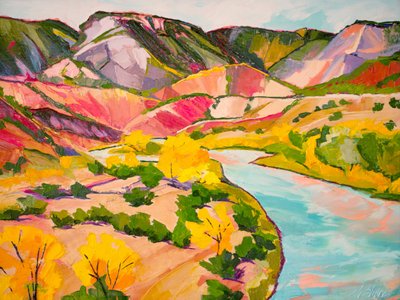 El Valle del Río Dorado de Maxine Shore