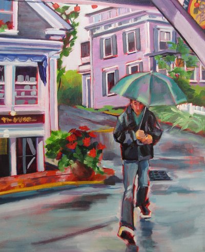 Un paseo en un día lluvioso de Maxine Shore