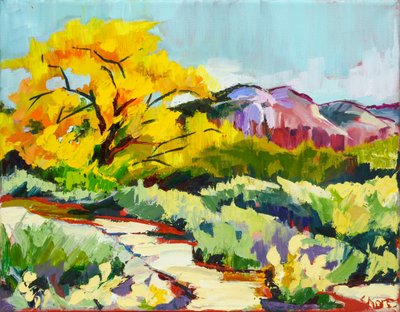 Un colorido sendero otoñal de Maxine Shore
