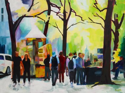 Un animado paseo por la ciudad de Maxine Shore
