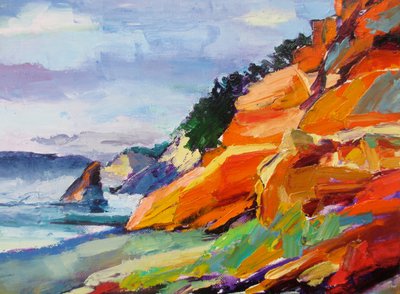 Acantilados costeros llenos de vida de Maxine Shore