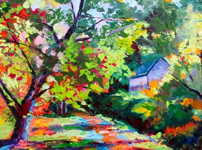 Hogar en el bosque vibrante de Maxine Shore
