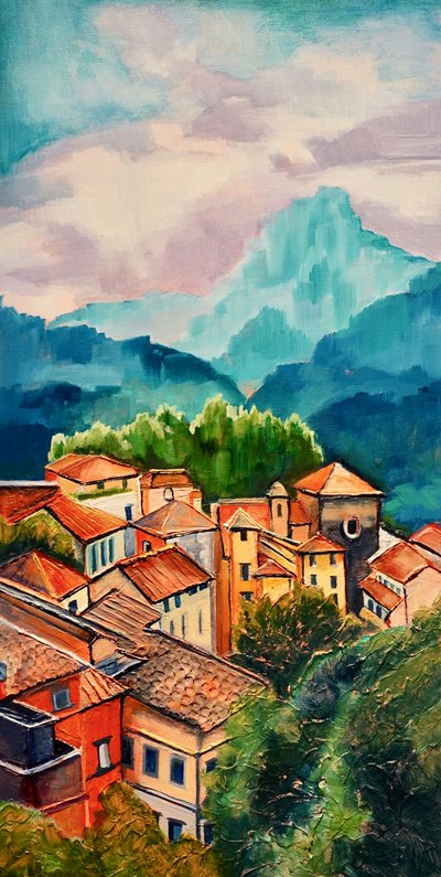 Un animado pueblo de montaña de Maxine Shore