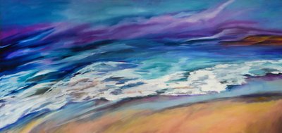 Olas del mar vibrantes de Maxine Shore