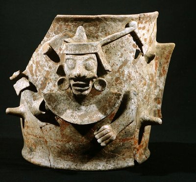 Incensario, de Iximche, Guatemala, Período Postclásico (900-1521) (barro) de Mayan Mayan