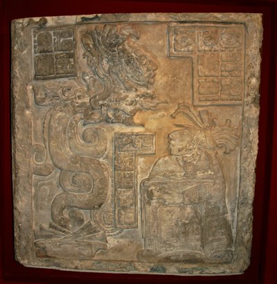 Dintel de Yaxchilán 15 Arte maya de Mayan Mayan
