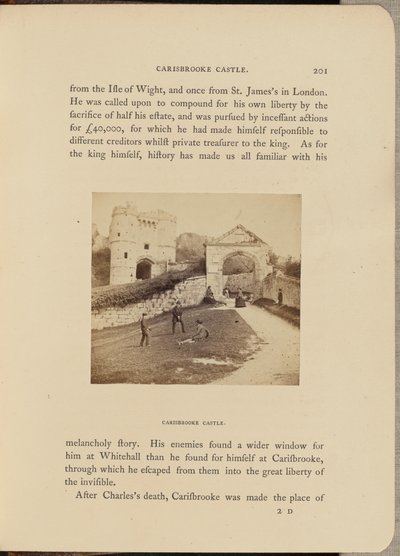 Castillo de Carisbrooke; Vista general de McLean and Melhuish
