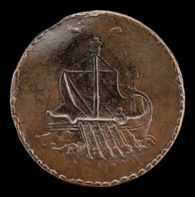 Galera a toda vela [reverso], c. 1510 de Mea