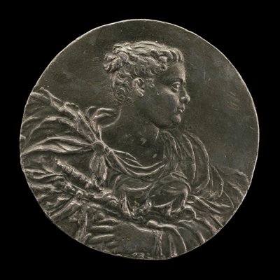 Una joven de Venecia con vestido y manto, c. 1563 de Medallist A.A.