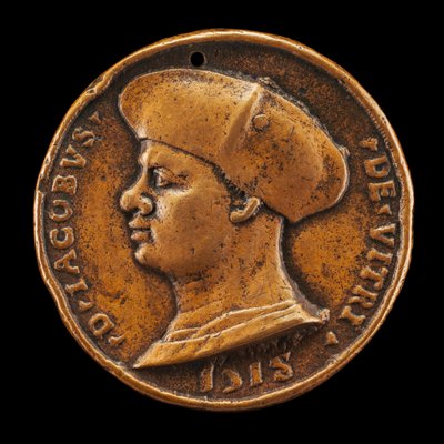 Jacques de Vitry-La Lière, fallecido en 1515, canónigo, decano y canciller [anverso], 1518 de Medallist of 1518
