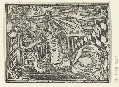 El dudoso Tomás de Meester van de Delbecq Schreiber Passie (attributed to)