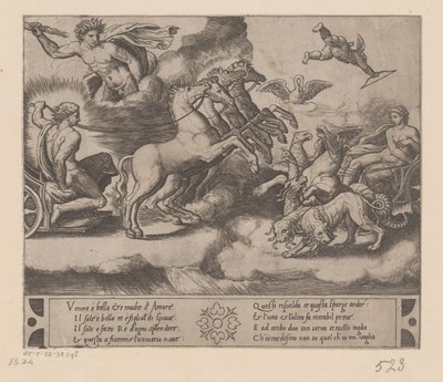 Carros de Venus y Apolo de Meester van de Dobbelsteen