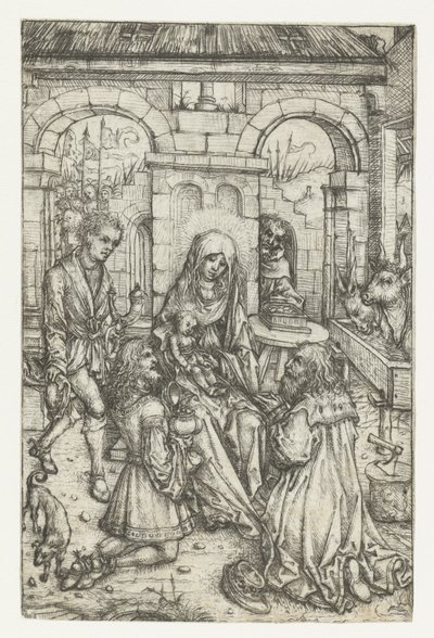 Adoración de los Reyes de Meester van het Amsterdamse Kabinet