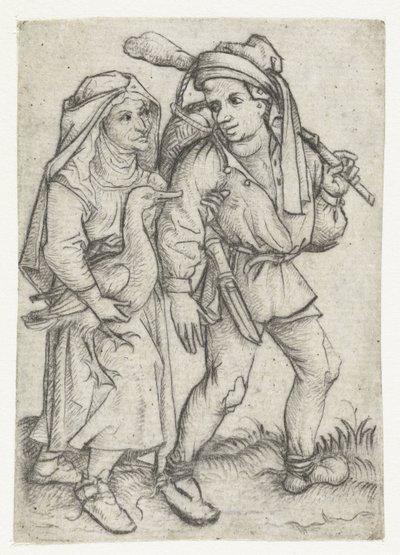 pareja campesina de Meester van het Amsterdamse Kabinet