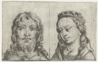 Las cabezas de Cristo y María de Meester van het Amsterdamse Kabinet